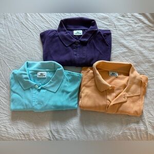 Lacoste Polo Collection - Teal, Violet, Peach
